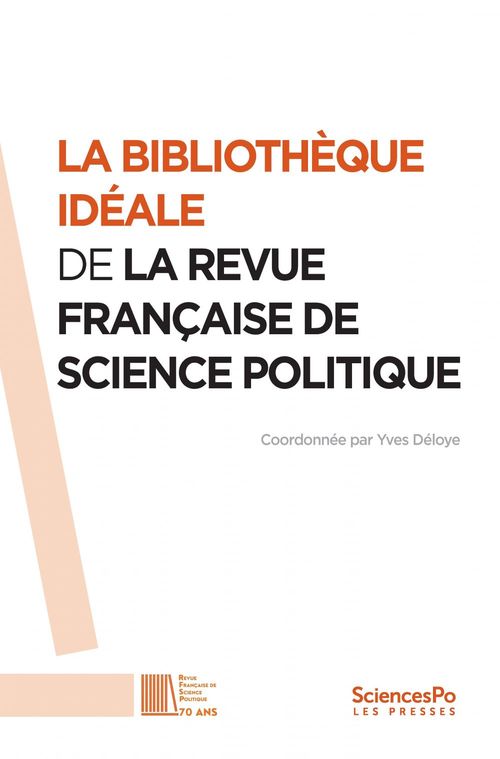 Couverture ebook de La bibliothèque idéale de la Revue française de science politique, de Yves Deloye