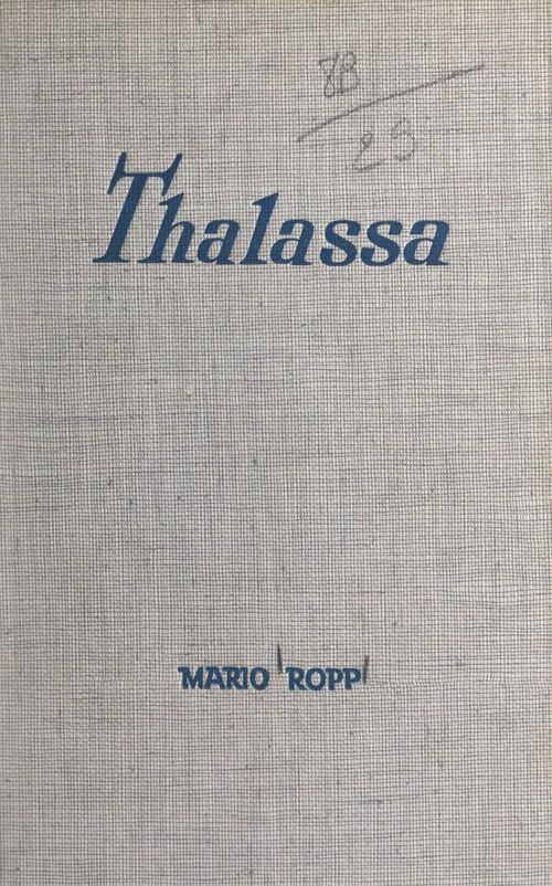 ebook cover of Thalassa, by Mario Ropp