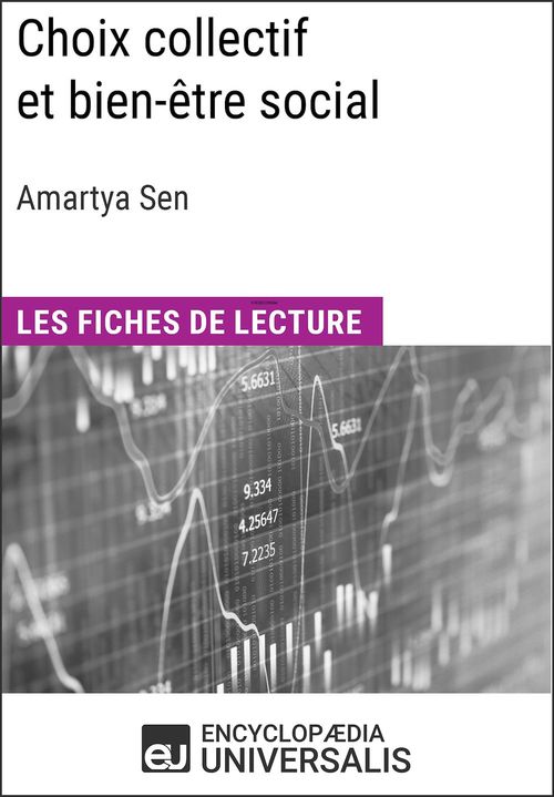 Couverture ebook de Choix collectif et bien-être social d'Amartya Sen, de Encyclopaedia Universalis