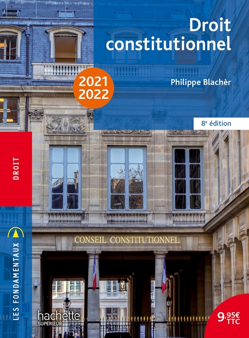 Couverture ebook de Fondamentaux  - Droit constitutionnel 2021-2022 - Ebook epub, de Philippe Blachèr