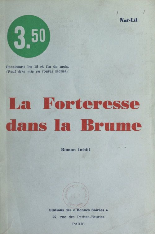 ebook cover of La forteresse dans la brume, by Nai Lil