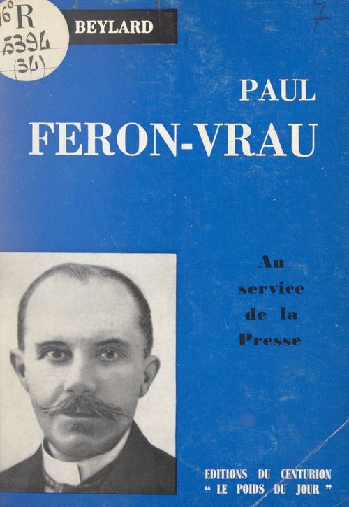 ebook cover of Paul Féron-Vrau, by Hugues Beylard