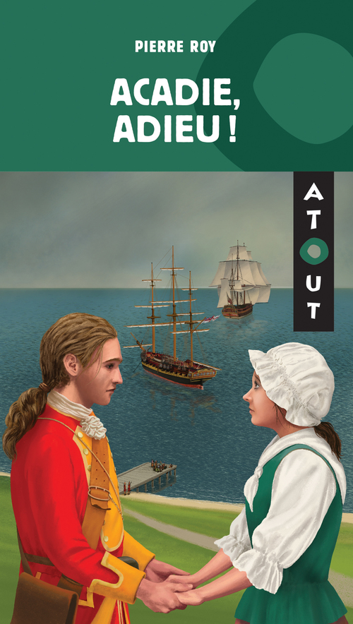 Couverture ebook de Acadie, adieu!, de Roy Pierre