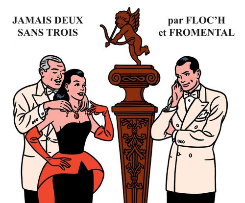 ebook cover of Jamais deux sans trois, by Jean-Luc Fromental, Floc'h