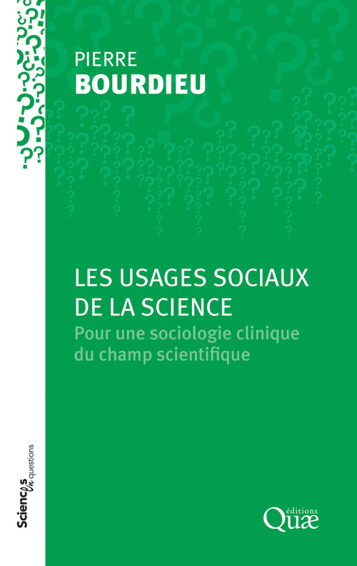 Couverture ebook de Les usages sociaux de la science, de Pierre Bourdieu