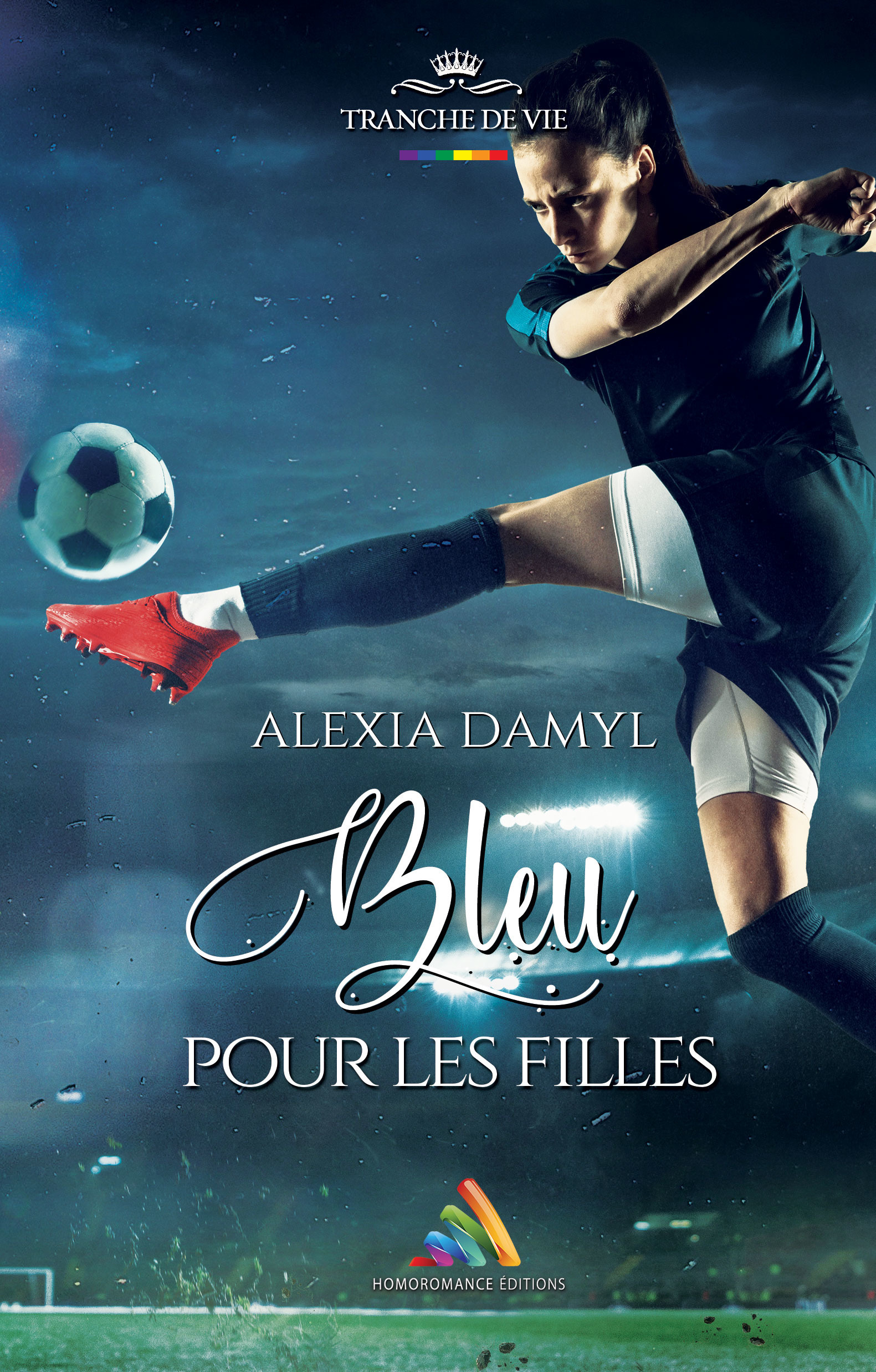 ebook cover of Bleu pour les filles (Livre lesbien, roman lesbien), by Alexia Damyl