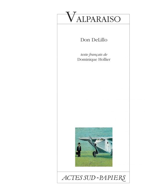 ebook cover of Valparaiso, by Don DeLillo