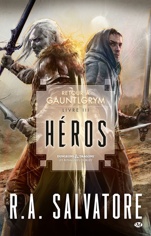 Couverture ebook de Retour à Gauntlgrym, T3 : Héros, de R. A. Salvatore