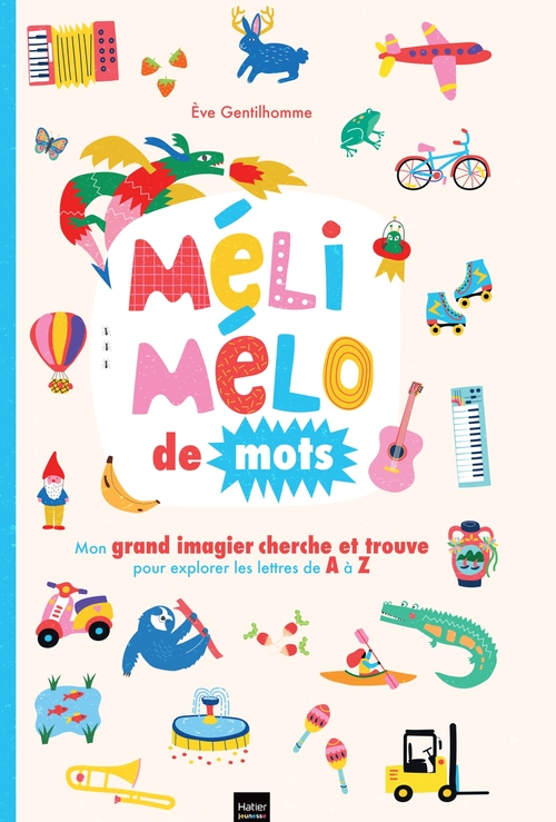 Couverture ebook de Méli-mélo de mots, de Ève Gentilhomme