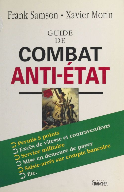 Couverture ebook de Guide de combat anti-État, de Samson/Morin