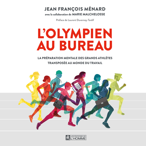 audiobook cover of L'olympien au bureau, by Jean-François Ménard