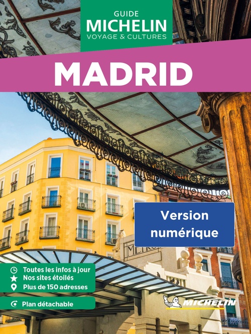 Couverture ebook de Guide Vert WE&GO Madrid, de Collectif Michelin
