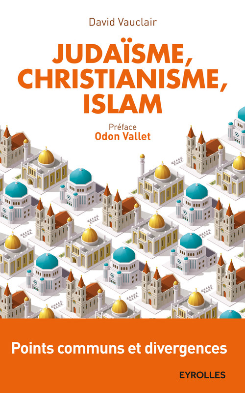 Couverture ebook de Judaïsme, christianisme, islam, de David Vauclair