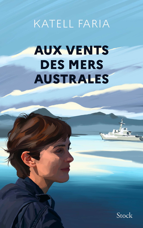 ebook cover of Aux vents des mers australes, by Katell Faria