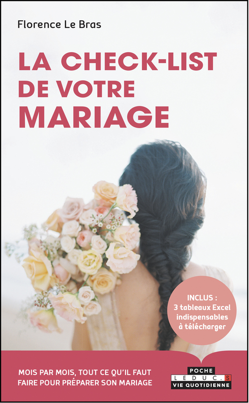 Couverture ebook de La Check-list de votre mariage, de Florence Le Bras