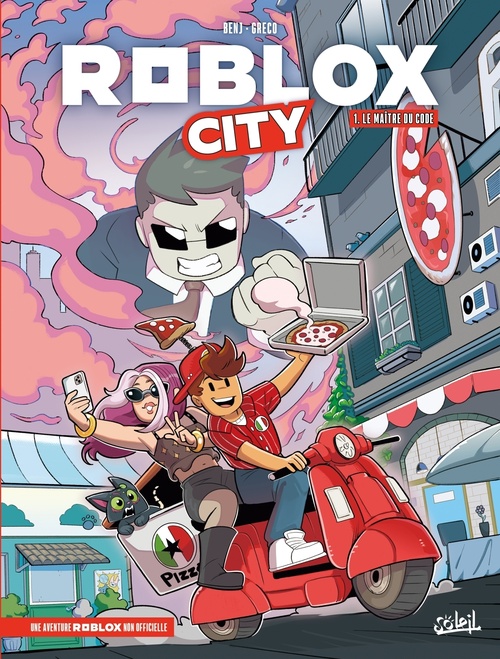 ebook cover of Roblox City T01 - Le maître du code, by Benj