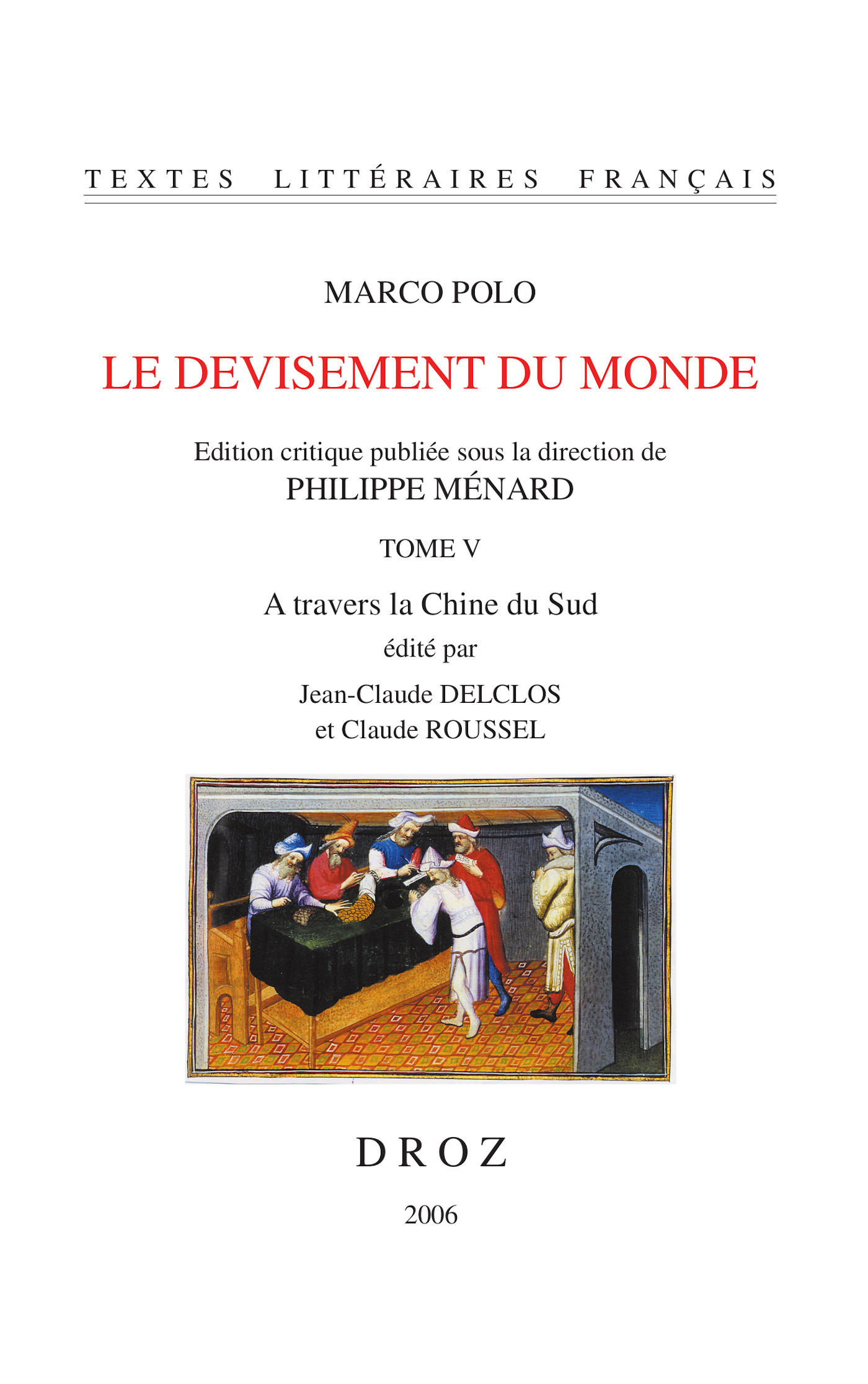 ebook cover of Le Devisement du monde, by Polo Marco
