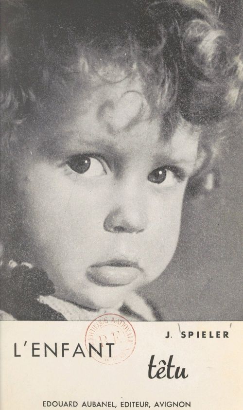 ebook cover of L'enfant têtu, by Josef Spieler