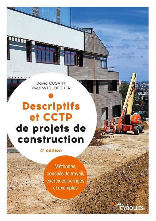 Couverture ebook de Descriptifs et cctp de projets de construction, de Yves Widloecher