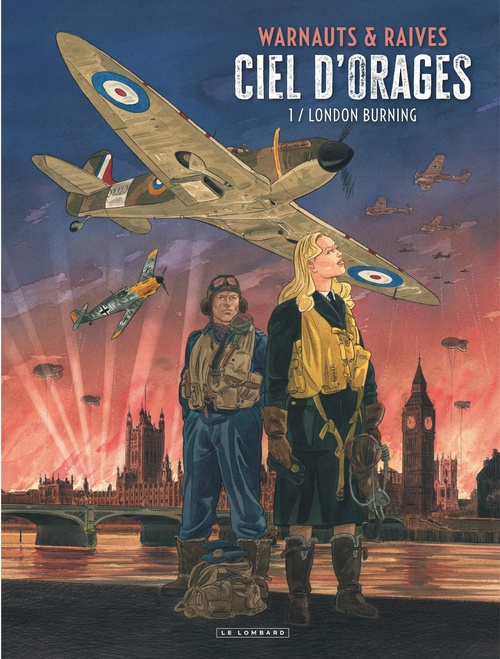 ebook cover of Ciel d'orages - Tome 1 - London Burning, by Warnauts