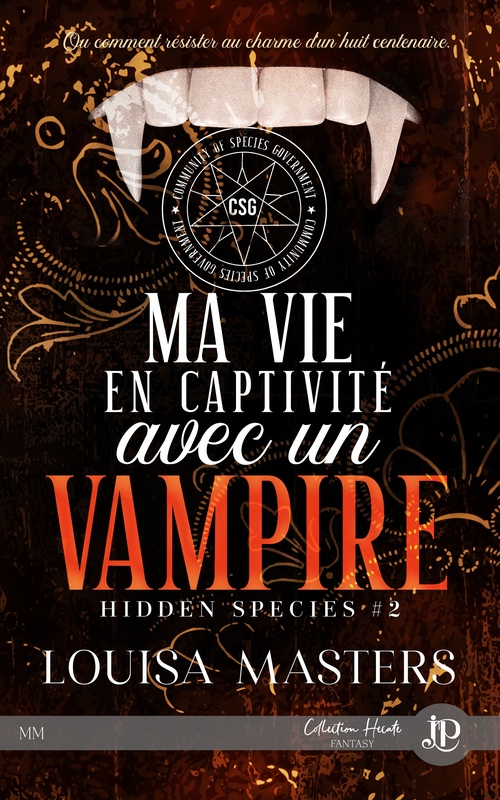 ebook cover of Ma vie en captivité avec un vampire, by Louisa Masters
