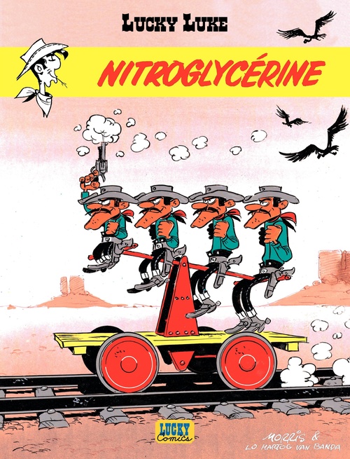 ebook cover of Lucky Luke - Tome 25 - Nitroglycérine, by Lo Hartog van  banda, Morris