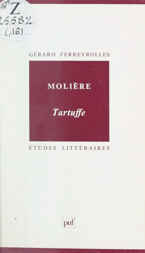 Couverture ebook de Molière : Tartuffe, de Gérard Ferreyrolles