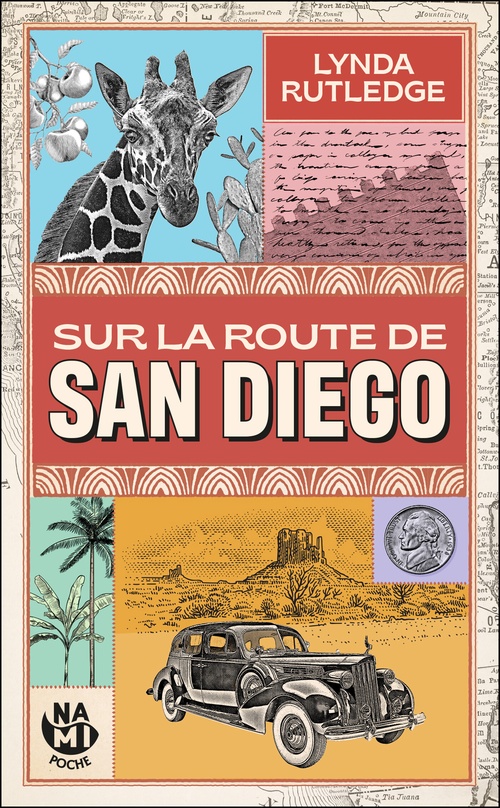 Couverture ebook de Sur la route de San Diego, de Lynda Rutledge
