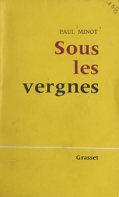 ebook cover of Sous les vergnes, by Paul Minot