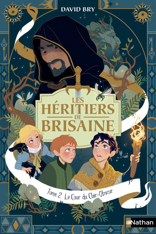 ebook cover of Les héritiers de Brisaine - tome 2 La cour du Clair-Obscur, by David Bry