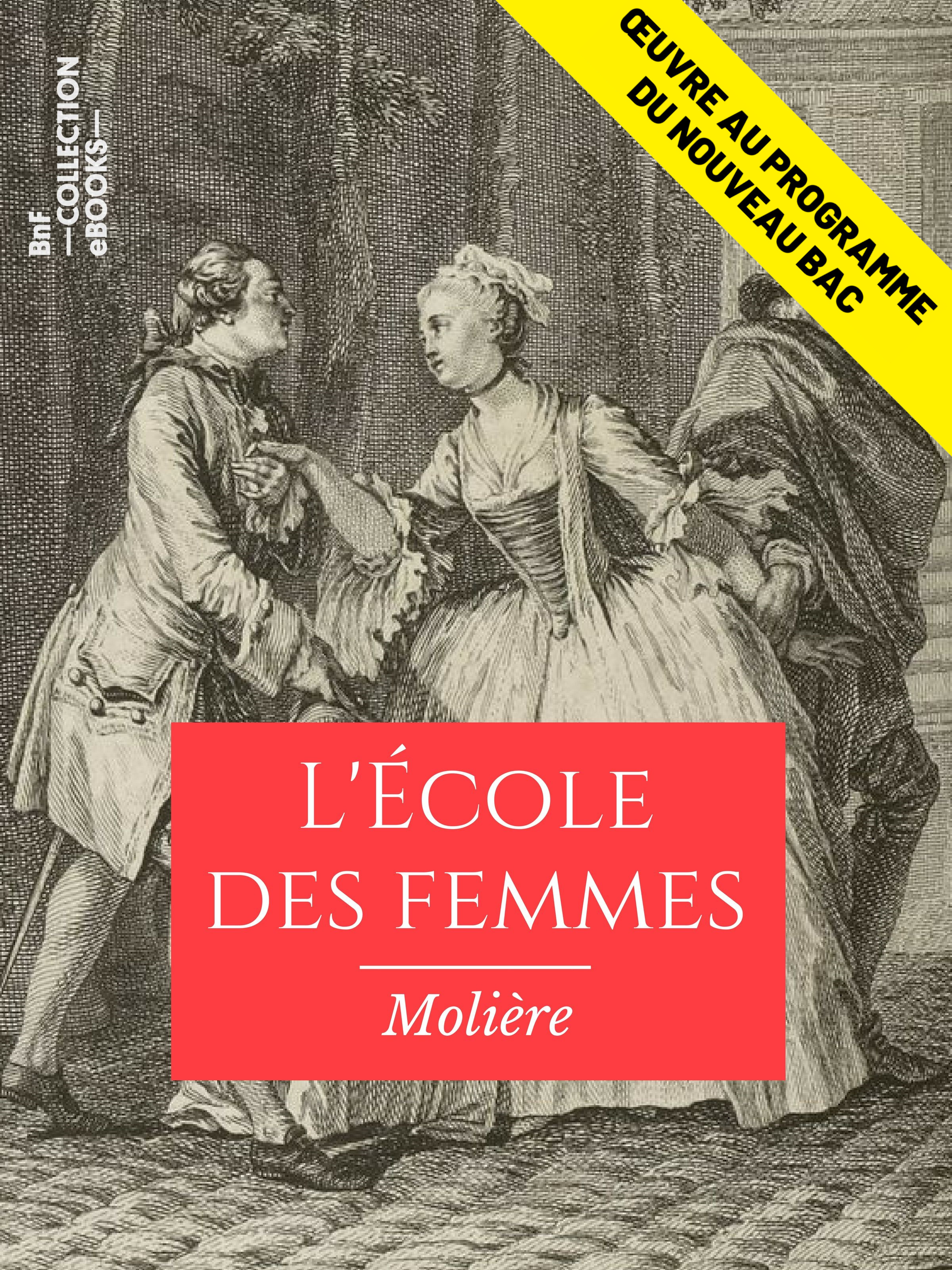 ebook cover of L'Ecole des femmes, by Molière