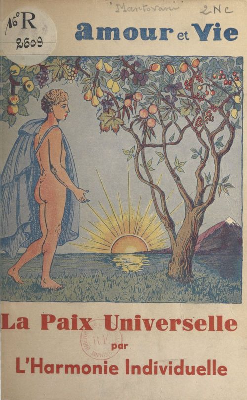 ebook cover of La paix universelle par l'harmonie individuelle, by Romolo Mantovani