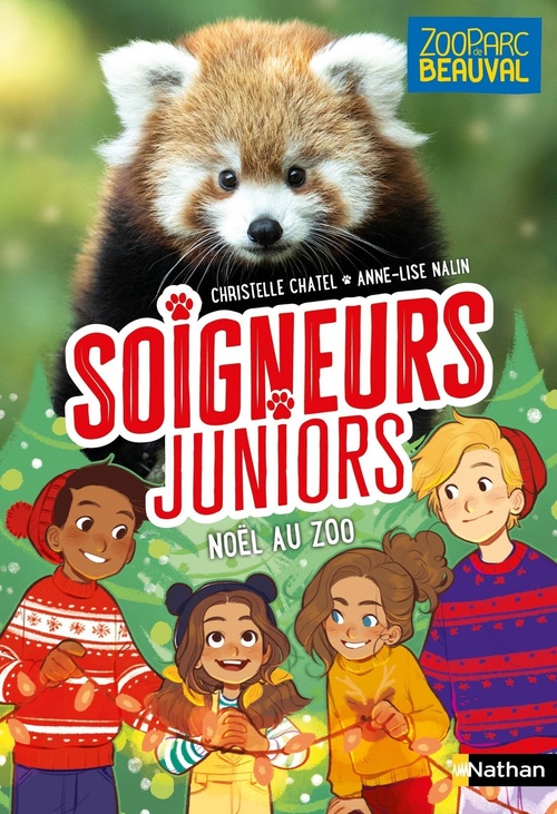 Couverture ebook de PNB - Soigneurs juniors : Noël au zoo, de Christelle Chatel, Anne-Lise Nalin