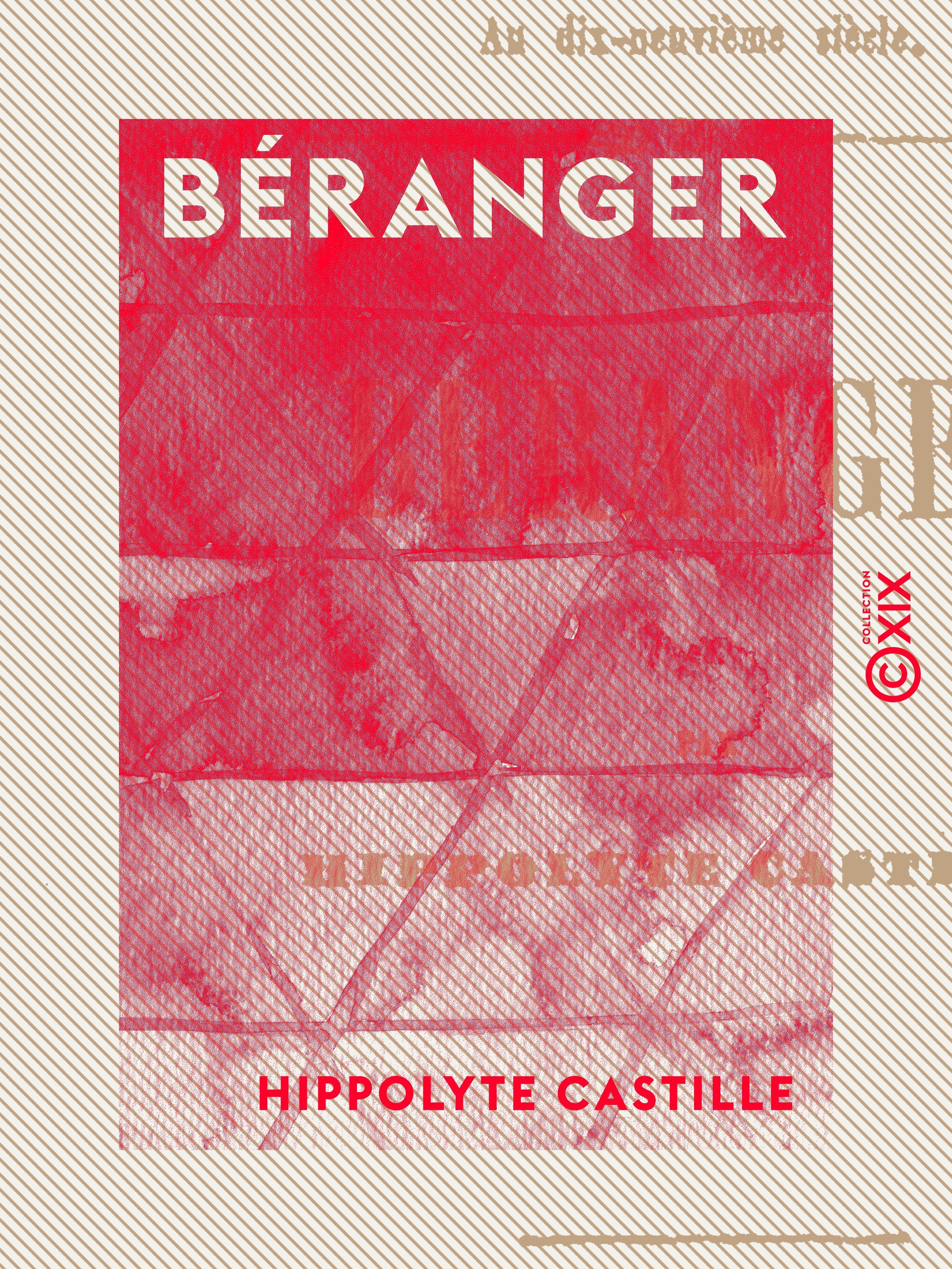 ebook cover of Béranger, by Hippolyte Castille