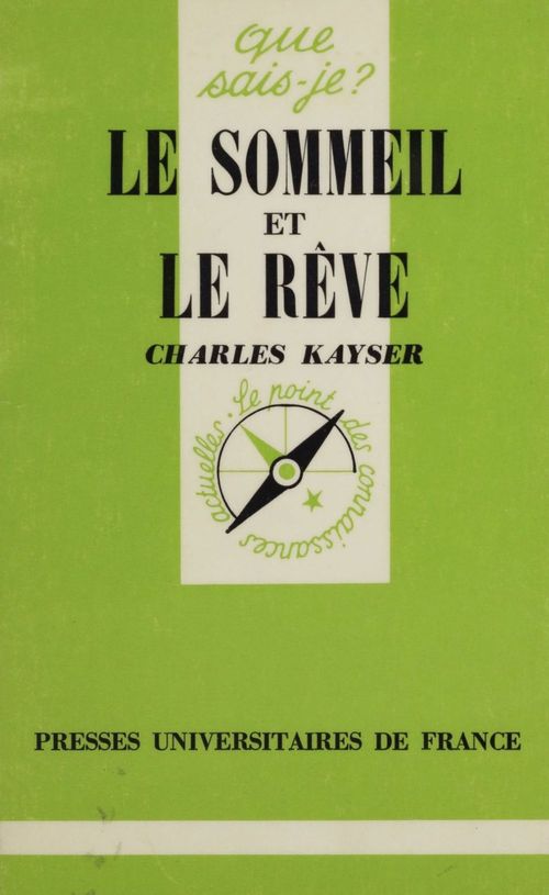 Couverture ebook de Le Sommeil et le rêve, de Charles Kayser