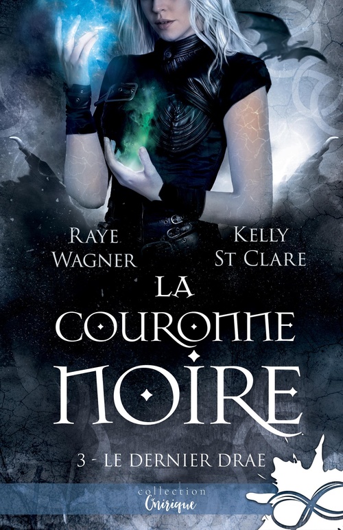 ebook cover of La couronne noire, by Kelly St. Clare, Raye Wagner
