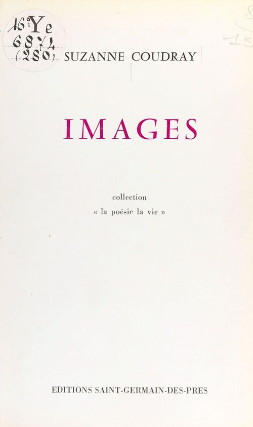 Couverture ebook de Images, de Suzanne Coudray