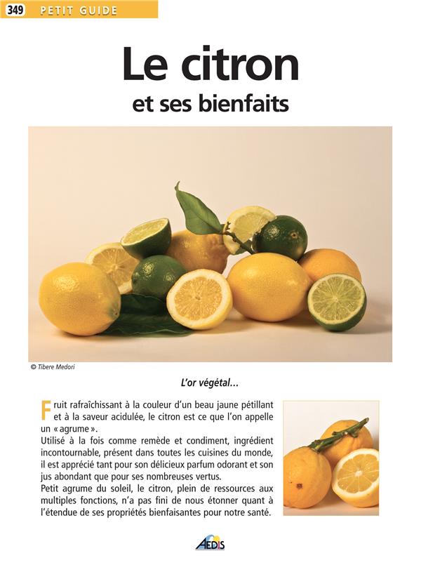 ebook cover of Le citron et ses bienfaits, by Collectif