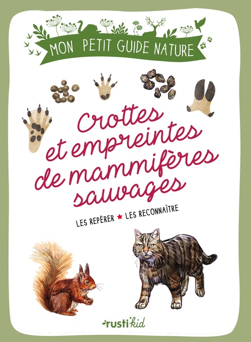 Couverture ebook de Crottes et empreintes de mammifères sauvages, de Xavier Japiot