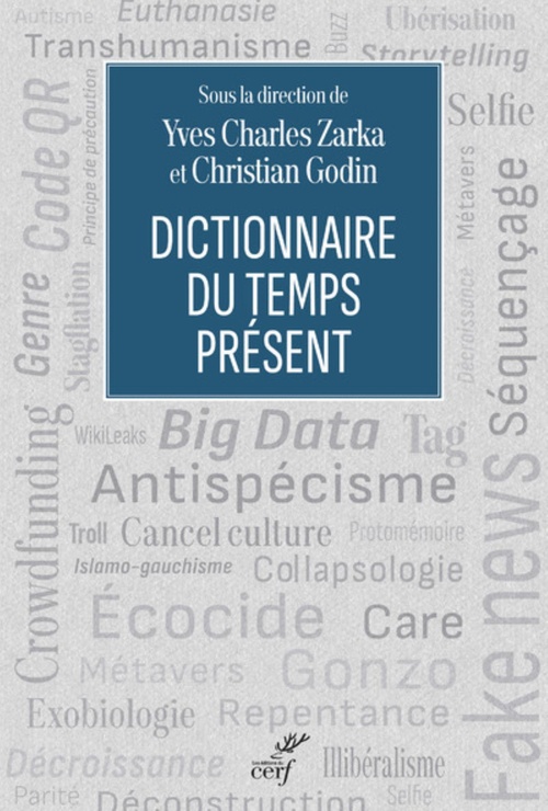 ebook cover of DICTIONNAIRE DU TEMPS PRESENT, by Collectif, Yves-Charles Zarka, Christian Godin