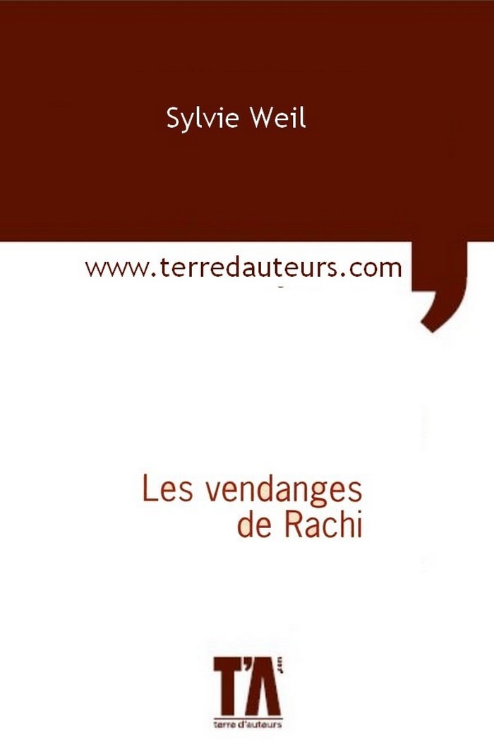 Couverture ebook de Les vendanges de Rachi, de Sylvie Weil
