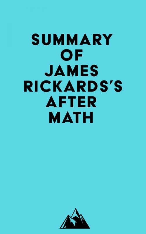 Couverture ebook de Summary of James Rickards's Aftermath, de Everest Media