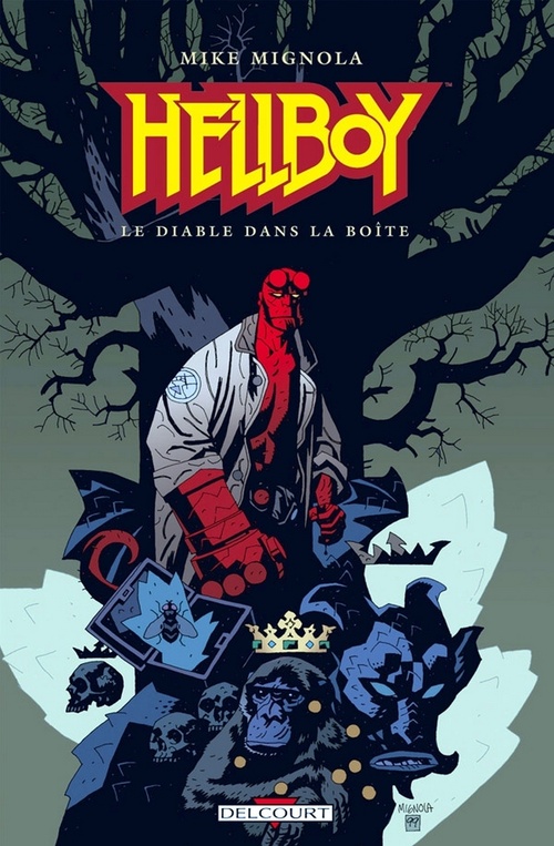 Couverture ebook de Hellboy T05 - Le Diable dans la boîte, de Collectif, Mike Mignola