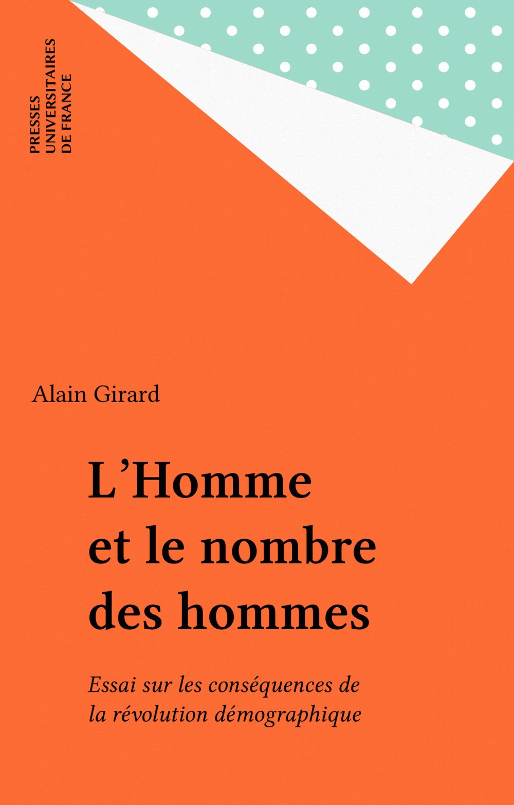 ebook cover of L'Homme et le nombre des hommes, by