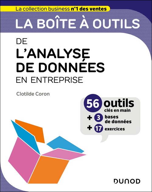 Couverture ebook de La Boîte à outils de l'Analyse de données en entreprise, de Clotilde Coron