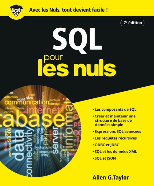 ebook cover of SQL Pour les Nuls, 7e, by Allen G. Taylor