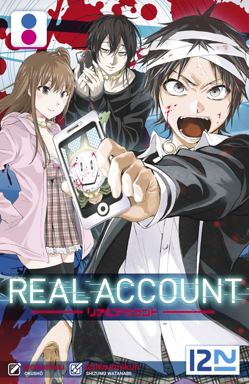 ebook cover of Real Account - tome 8, by Okushou, Shizumu Watanabe