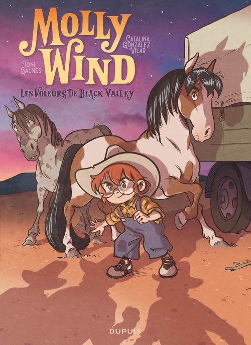 ebook cover of Molly Wind - Tome 3 - Les voleurs de Black Valley, by Catalina González Vilar