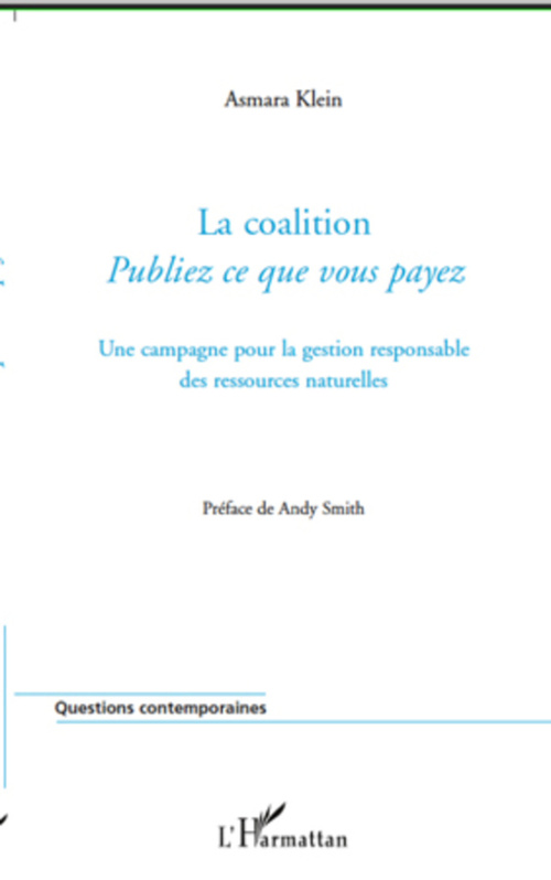 ebook cover of La coalition "Publiez ce que vous payez", by Asmara Klein