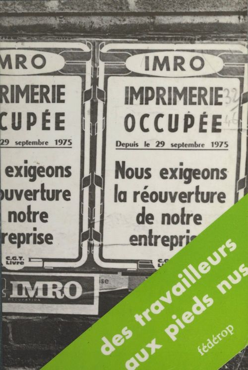 ebook cover of Des travailleurs aux pieds nus, by Imro En Lutte